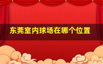 东莞室内球场在哪个位置