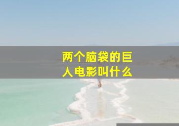 两个脑袋的巨人电影叫什么