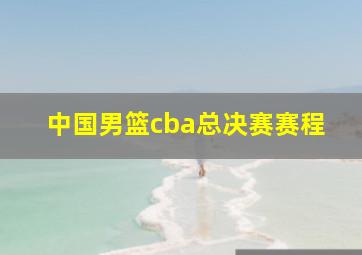 中国男篮cba总决赛赛程