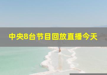 中央8台节目回放直播今天