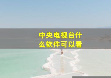 中央电视台什么软件可以看