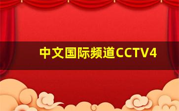 中文国际频道CCTV4