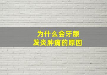 为什么会牙龈发炎肿痛的原因