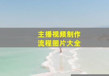 主播视频制作流程图片大全