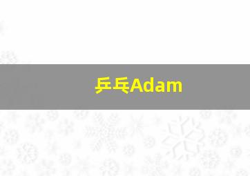 乒乓Adam