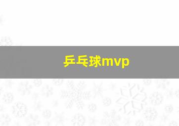 乒乓球mvp