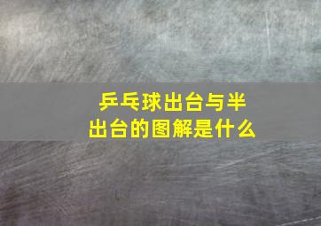 乒乓球出台与半出台的图解是什么