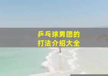 乒乓球男团的打法介绍大全