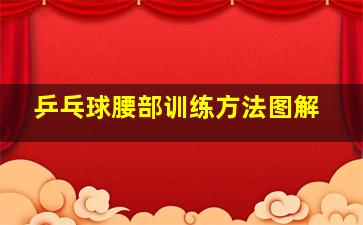 乒乓球腰部训练方法图解