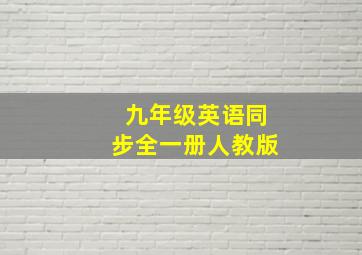 九年级英语同步全一册人教版