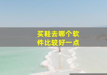 买鞋去哪个软件比较好一点