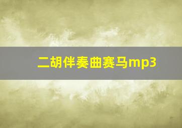 二胡伴奏曲赛马mp3