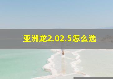 亚洲龙2.02.5怎么选