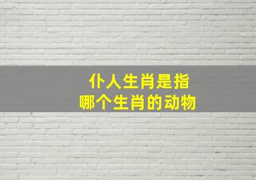 仆人生肖是指哪个生肖的动物