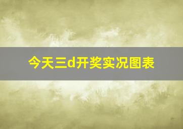 今天三d开奖实况图表