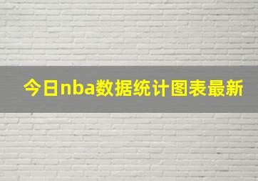 今日nba数据统计图表最新