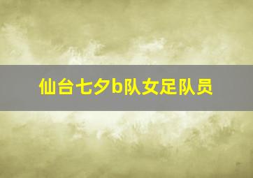 仙台七夕b队女足队员