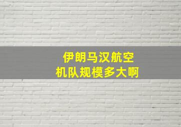 伊朗马汉航空机队规模多大啊