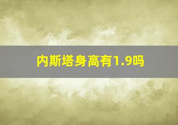 内斯塔身高有1.9吗