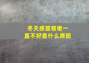 冬天感冒咳嗽一直不好是什么原因