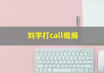 刘宇打call视频