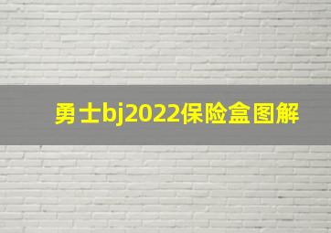 勇士bj2022保险盒图解