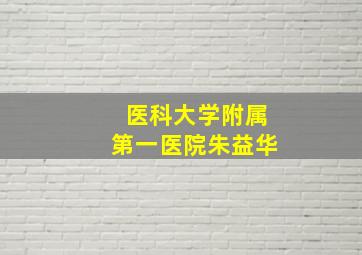 医科大学附属第一医院朱益华