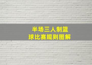 半场三人制篮球比赛规则图解