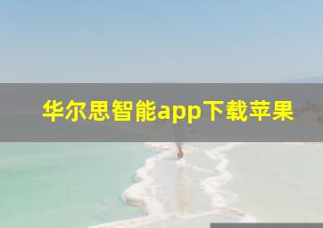 华尔思智能app下载苹果