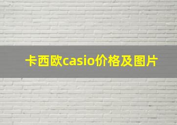 卡西欧casio价格及图片