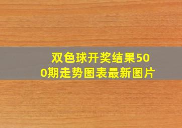 双色球开奖结果500期走势图表最新图片