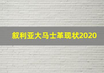 叙利亚大马士革现状2020