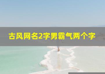 古风网名2字男霸气两个字