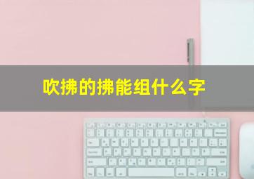 吹拂的拂能组什么字