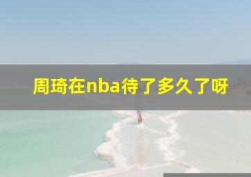 周琦在nba待了多久了呀