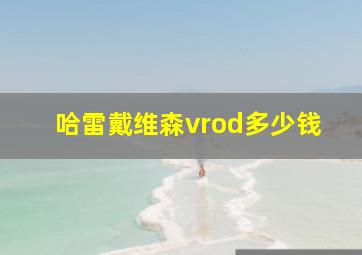 哈雷戴维森vrod多少钱