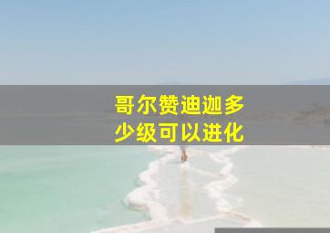 哥尔赞迪迦多少级可以进化