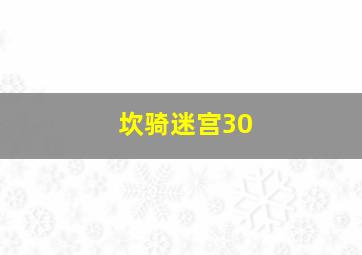 坎骑迷宫30