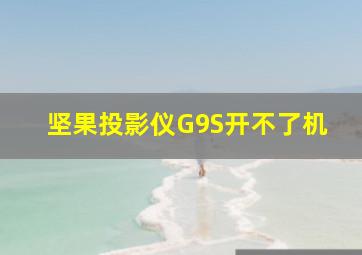 坚果投影仪G9S开不了机