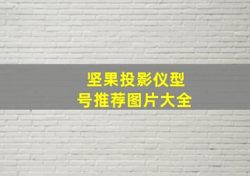 坚果投影仪型号推荐图片大全