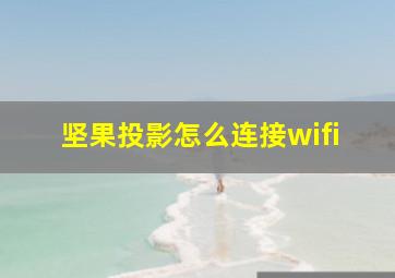 坚果投影怎么连接wifi