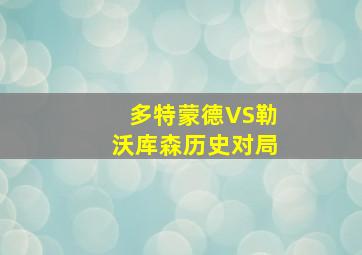 多特蒙德VS勒沃库森历史对局