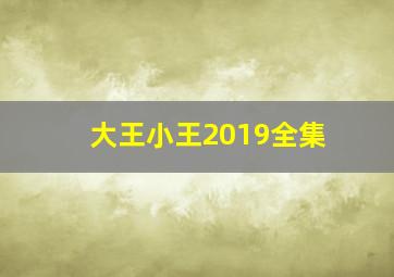 大王小王2019全集