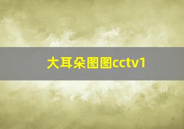 大耳朵图图cctv1