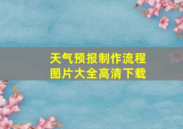 天气预报制作流程图片大全高清下载