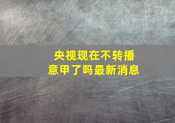 央视现在不转播意甲了吗最新消息