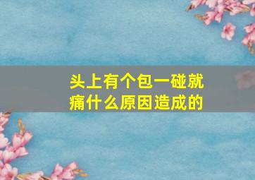 头上有个包一碰就痛什么原因造成的