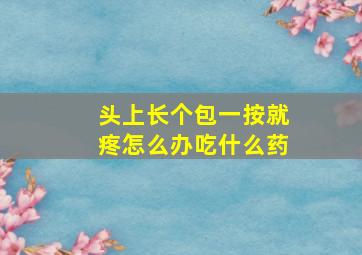 头上长个包一按就疼怎么办吃什么药