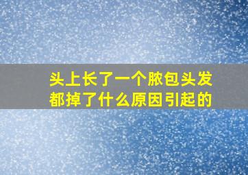 头上长了一个脓包头发都掉了什么原因引起的