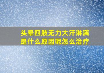 头晕四肢无力大汗淋漓是什么原因呢怎么治疗